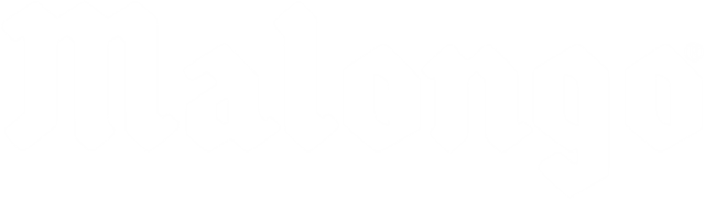 blurizon • Logo malongo blanc